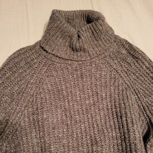 Tunic-Length Turtleneck Sweater